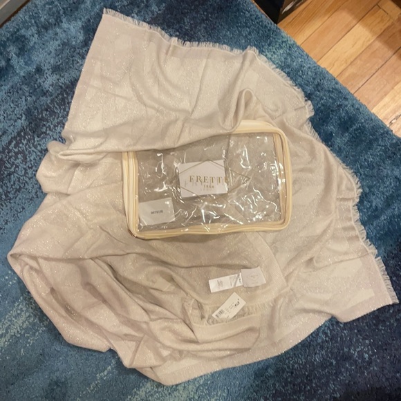 Frette NWT Diamond Tatoo Throw - Picture 5 of 9